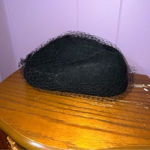 Vintage wool pill box hat